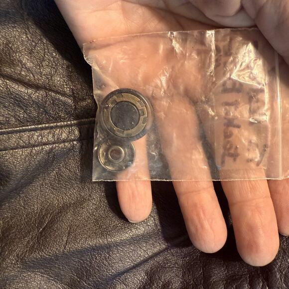 Vtg Members Only Genuine Leather Jacket Men XL Brown Moto Bomber Full Zip EUC - Picture 10 of 15